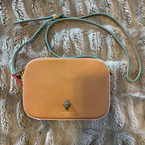 Kurt Geiger Tan & Rainbow Crossbody Bag